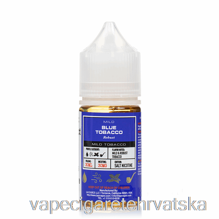 Vape Cigarete Blue Tobacco - Bsx Sol Serija - 30ml 30mg